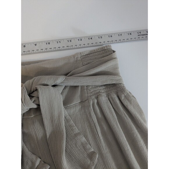 REWASH Wide Palazzo Leg Boho High Waist Pull On Pants w/Tie XL - Picture 7 of 11